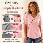 Women's V-Neck Top with Side Tie mysite