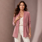 Women's Double-Breasted Velvet Cardigan mysite