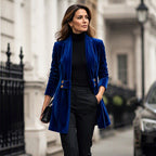 Women's Double-Breasted Velvet Cardigan mysite