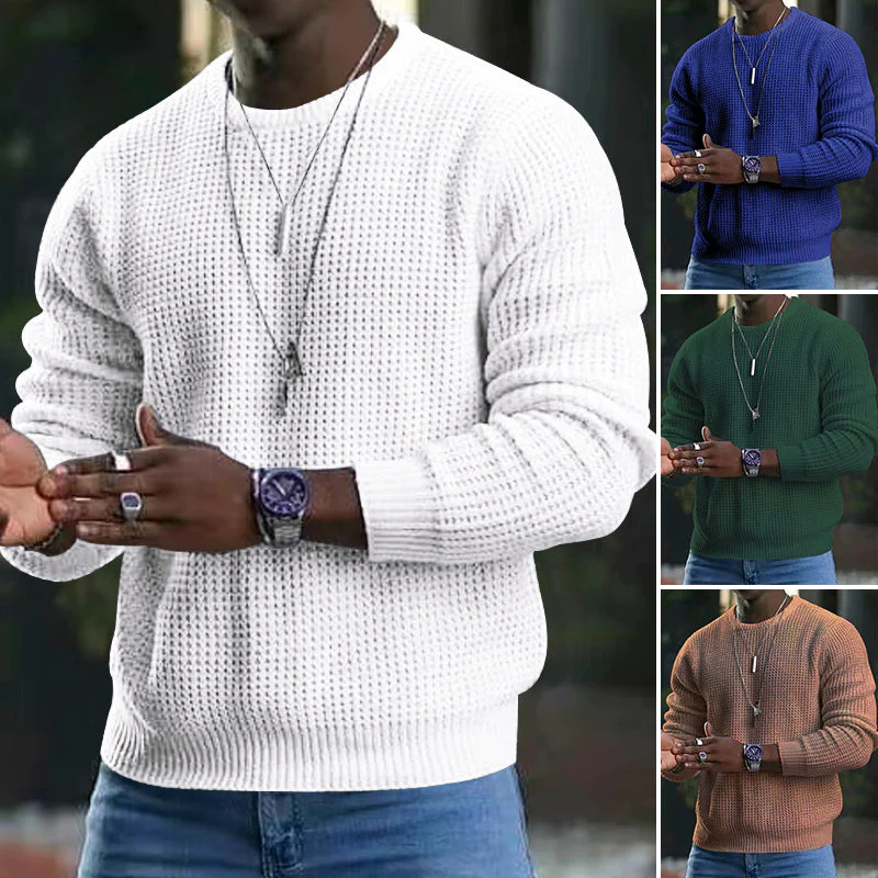 ✨2026 Collection at 50% OFF & FREE SHIPPING✈️JMIERR Men's Crewneck Sweater Soft Casual Sweaters Classic Long Sleeve Pullover Sweaters with Ribbing Edge mysite