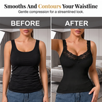 Women's Plus Size Lace Slim Fit Tank Top mysite