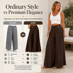 👖 Women's Loose Flowy Wide-Leg Pants– Relaxed Fit Everyday Pants For Effortless Comfort & Style 🤍 mysite