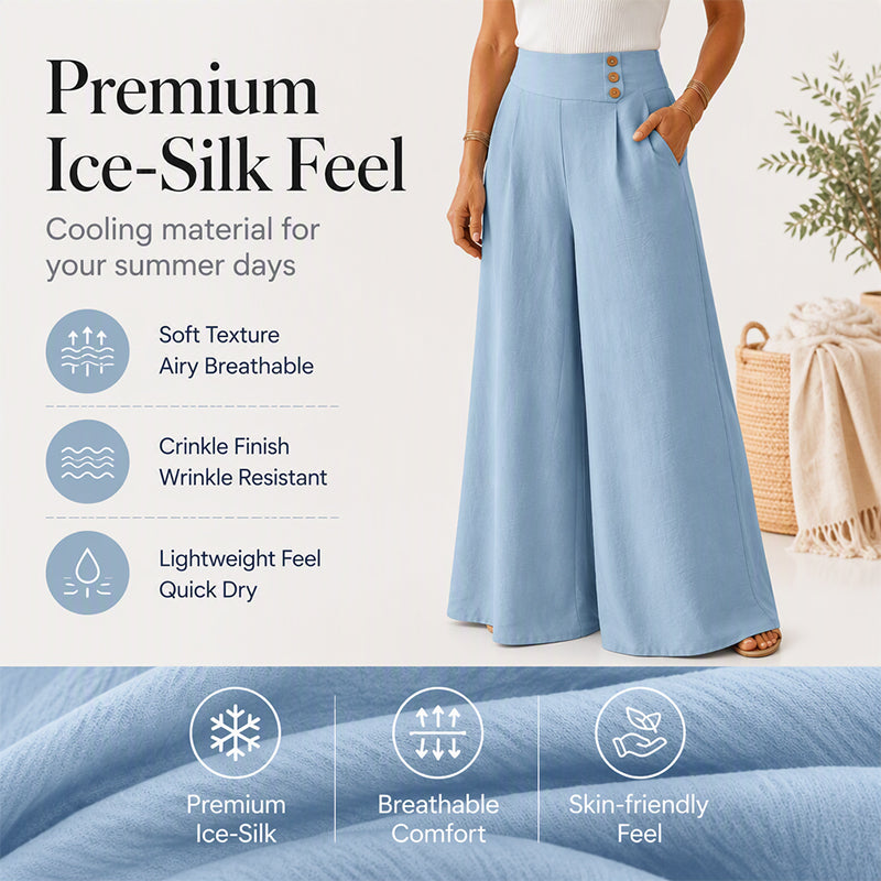 👖 Women's Loose Flowy Wide-Leg Pants– Relaxed Fit Everyday Pants For Effortless Comfort & Style 🤍 mysite