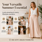 👖 Women's Loose Flowy Wide-Leg Pants– Relaxed Fit Everyday Pants For Effortless Comfort & Style 🤍 mysite