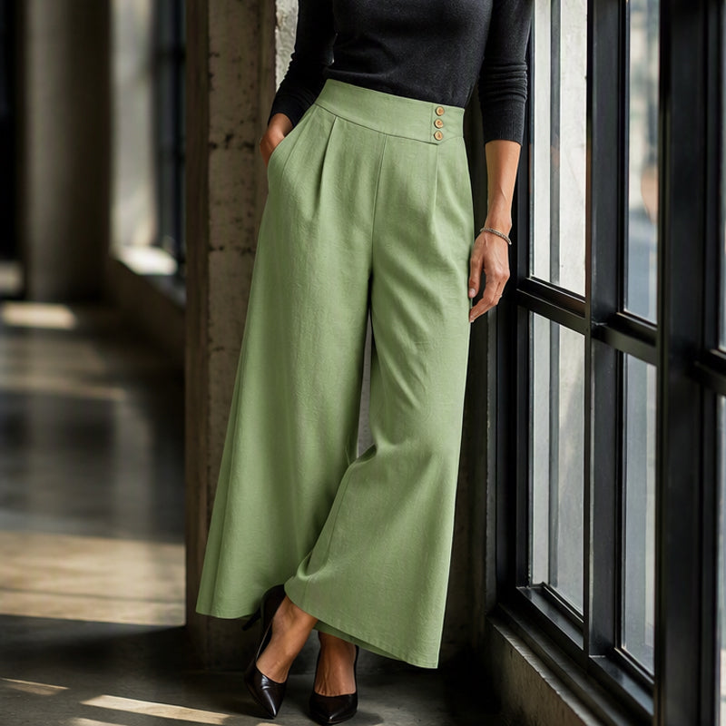 👖 Women's Loose Flowy Wide-Leg Pants– Relaxed Fit Everyday Pants For Effortless Comfort & Style 🤍 mysite