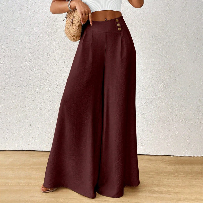 👖 Women's Loose Flowy Wide-Leg Pants– Relaxed Fit Everyday Pants For Effortless Comfort & Style 🤍 mysite