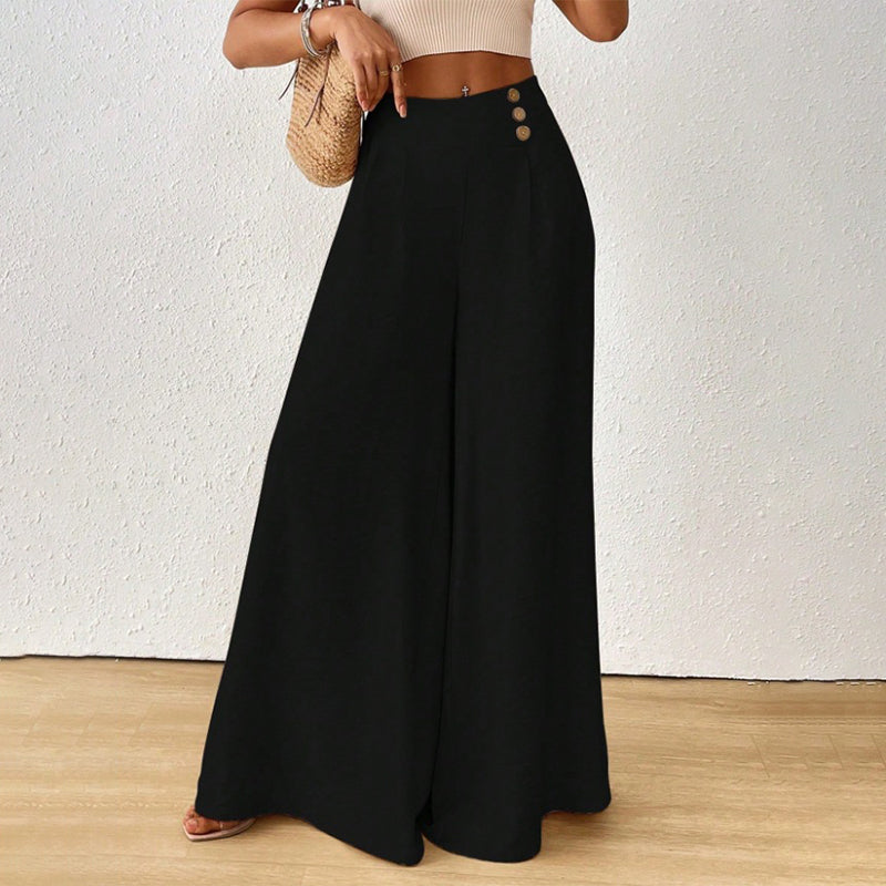 👖 Women's Loose Flowy Wide-Leg Pants– Relaxed Fit Everyday Pants For Effortless Comfort & Style 🤍 mysite