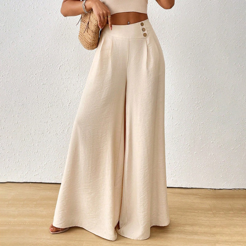 👖 Women's Loose Flowy Wide-Leg Pants– Relaxed Fit Everyday Pants For Effortless Comfort & Style 🤍 mysite