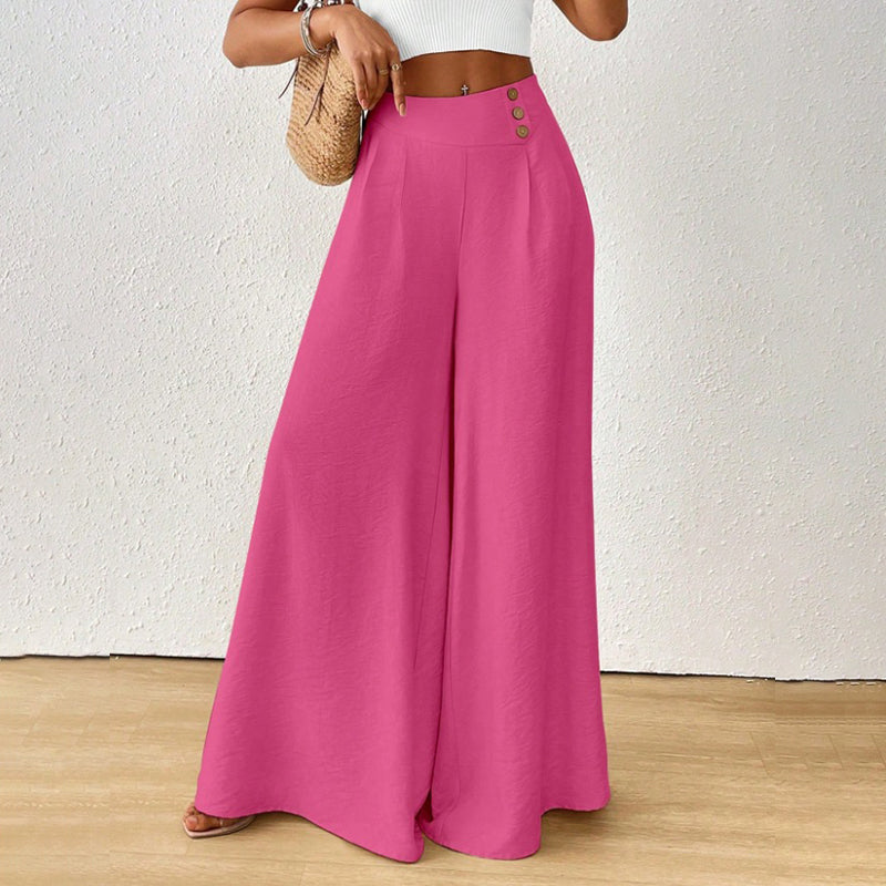 👖 Women's Loose Flowy Wide-Leg Pants– Relaxed Fit Everyday Pants For Effortless Comfort & Style 🤍 mysite