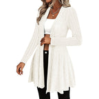 Women's Elegant Open Front Cardigan mysite