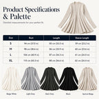 Women's Elegant Open Front Cardigan mysite