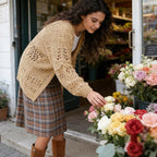 Women's Open Front Slouchy Knit Cardigan mysite