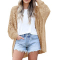 Women's Open Front Slouchy Knit Cardigan mysite