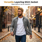 Men's Retro Washed Denim Shirt Marlovene