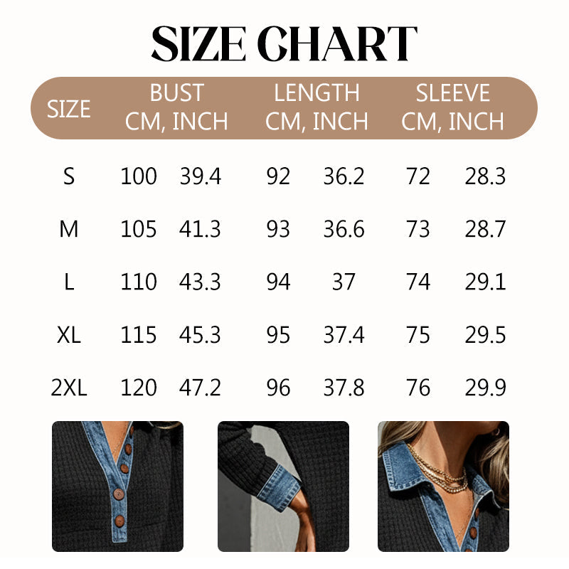 Women's Casual Long Sleeve Collared Dress mysite