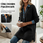 Women's Casual Long Sleeve Collared Dress mysite