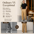 ⏰Last Day Sale 50% Off💃Men's Straight Leg Wrinkle Resistant Pants mysite