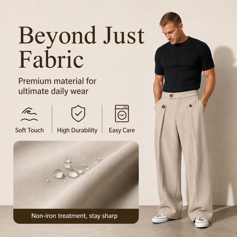 ⏰Last Day Sale 50% Off💃Men's Straight Leg Wrinkle Resistant Pants mysite
