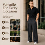 ⏰Last Day Sale 50% Off💃Men's Straight Leg Wrinkle Resistant Pants mysite