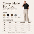 ⏰Last Day Sale 50% Off💃Men's Straight Leg Wrinkle Resistant Pants mysite
