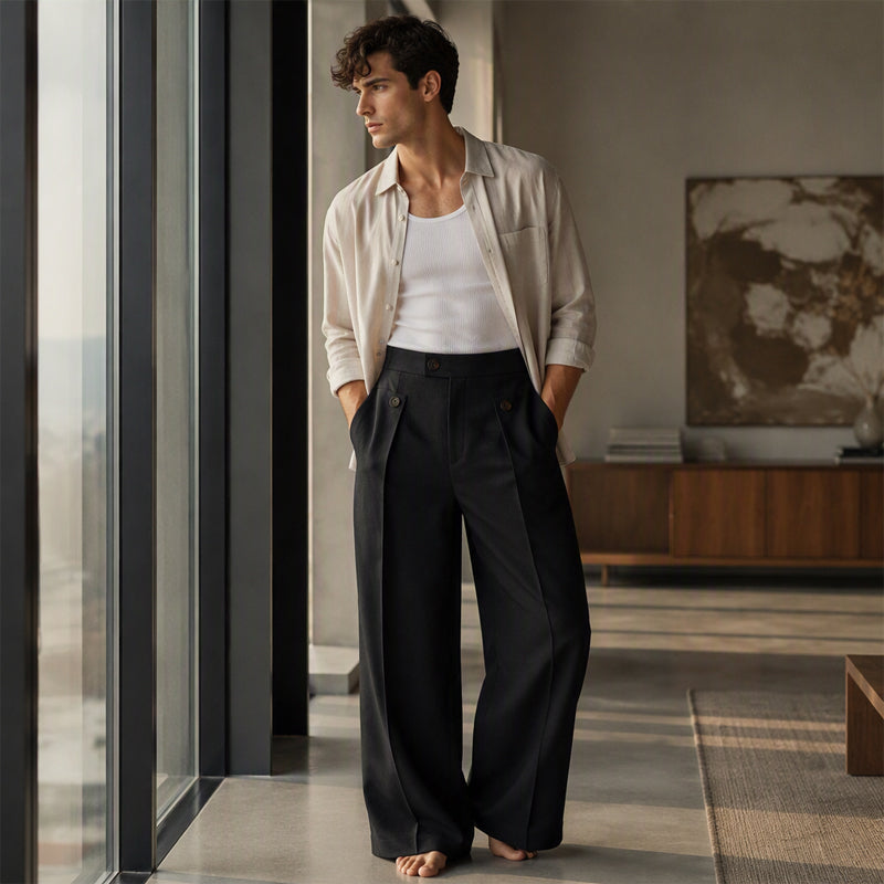 ⏰Last Day Sale 50% Off💃Men's Straight Leg Wrinkle Resistant Pants mysite