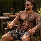 Men's Funny Muscle Print Short Sleeve Top mysite