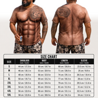 Men's Funny Muscle Print Short Sleeve Top mysite