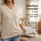 Women’s Casual Long Sleeve Knit Top mysite