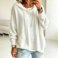 Women's Casual Hooded Knit Sweater mysite
