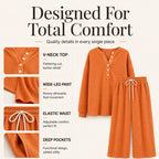 Women's Waffle Knit Lounge Set mysite
