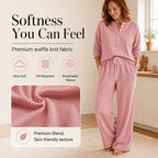 Women's Waffle Knit Lounge Set mysite