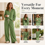 Women's Waffle Knit Lounge Set mysite