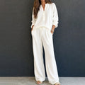 Women's Waffle Knit Lounge Set mysite