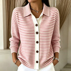 🍂 Women's Striped Knit Cardigan – Cozy Layers & Effortless Autumn Style mysite