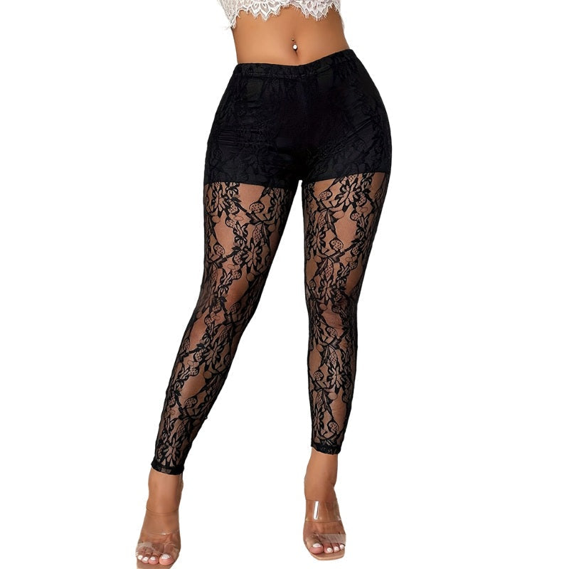 ⌛Limited-Time Offer🛍️Women's Sexy Sheer Lace Mesh Pants mysite