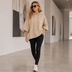 Women's Loose Fit Wide Sleeve Hoodie Casual Sweatshirt mysite