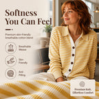 Women's Striped Knit Cardigan mysite