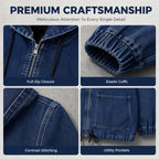 Women's Casual Zip-Up Hooded Jacket mysite