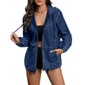 Women's Casual Zip-Up Hooded Jacket mysite
