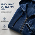 Women's Casual Zip-Up Hooded Jacket mysite