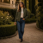 Women's Casual Zip Up Jacket mysite