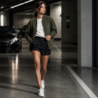 Women's Casual Zip Up Jacket mysite