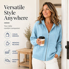 Women's Loose Hooded Knit Cardigan mysite