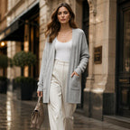 Women's Ribbed Knit Cardigan mysite