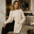 Women's Ribbed Knit Cardigan mysite
