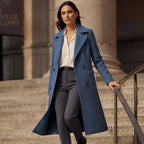 Women's Double Breasted Woolen Coat mysite