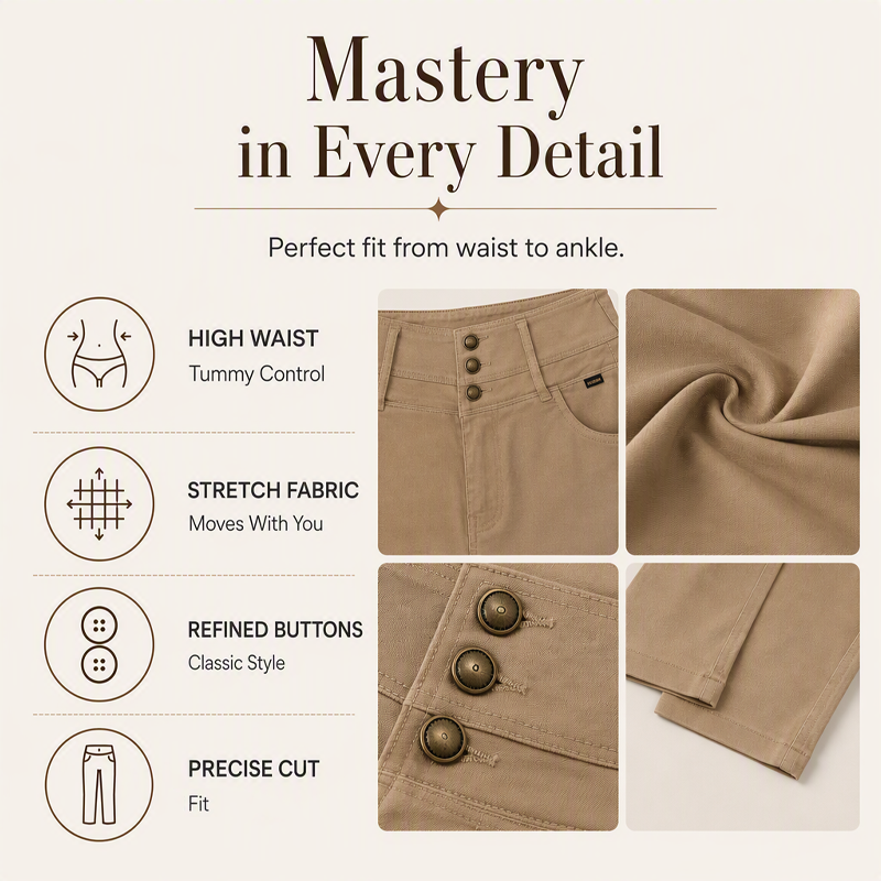 Women's Stretch High-Waist Skinny Pants mysite