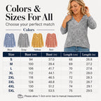 Women's Elegant Floral Print V-Neck Top mysite