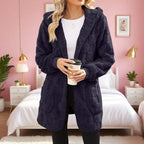 Checkered Fuzzy Cardigan mysite