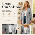 Women's Casual Open Front Cardigan with Pockets mysite